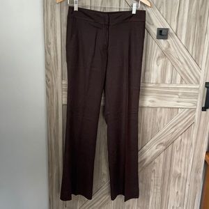 The limited brown linen pants size 4
